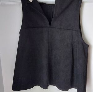 WILFRED faux suede tank